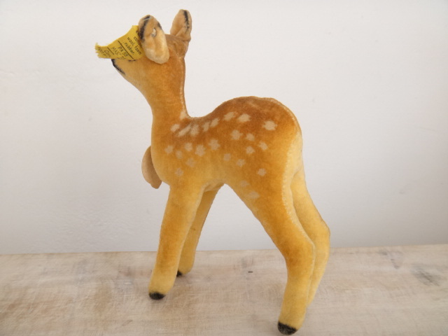 アンティーク シュタイフ シカ Steiff FAWN 12cmサイズ