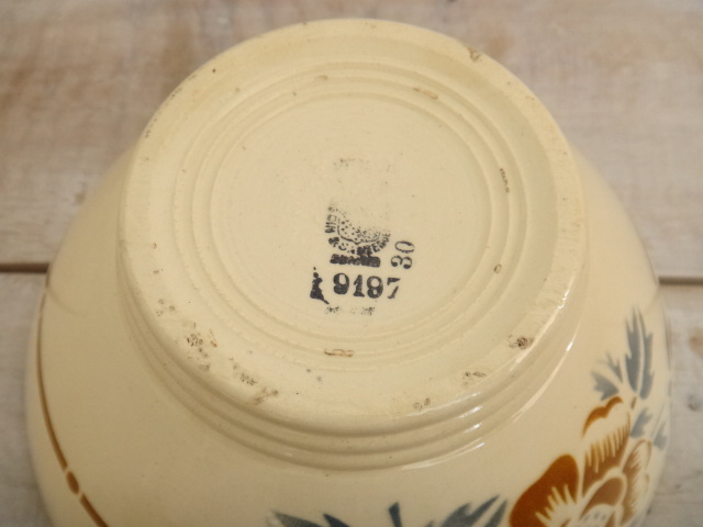 フランス アンティーク カフェオレボウル Digoin & Sarreguemines 製