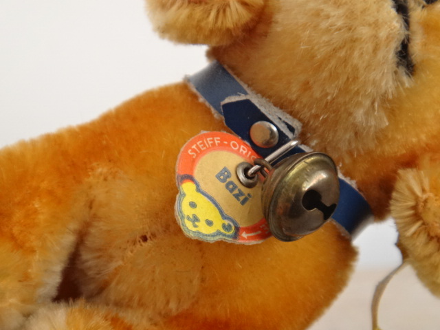 アンティーク シュタイフ 子犬のダックスフント Steiff Bazi 10cmサイズ