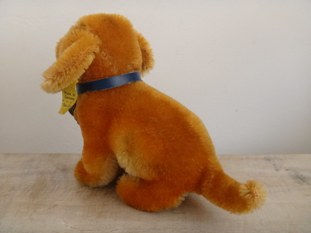 アンティーク シュタイフ 子犬のダックスフント Steiff Bazi 10cmサイズ