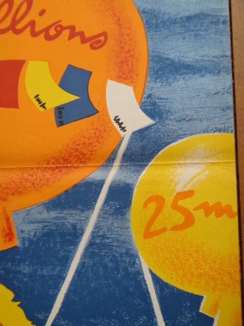 ルフォール・オプノ ヴィンテージポスター Lefor Openo LOTERIE NATIONALE 1957