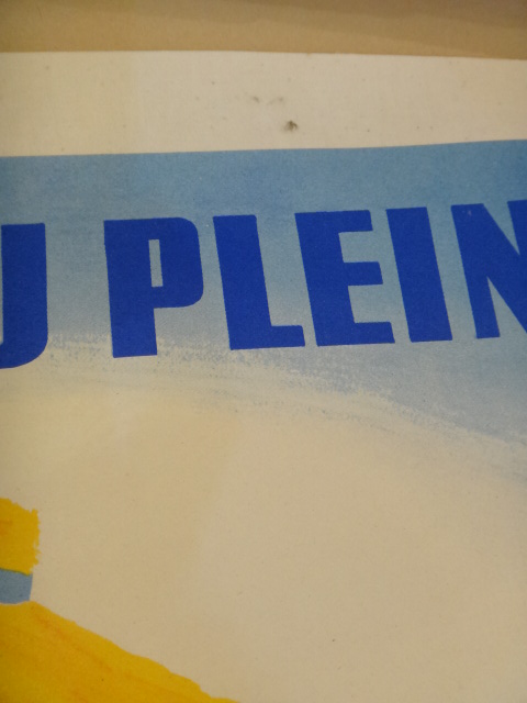 エルベ モルバン ビンテージポスター Jeunesse au plein air 1963年 Herve Morvan