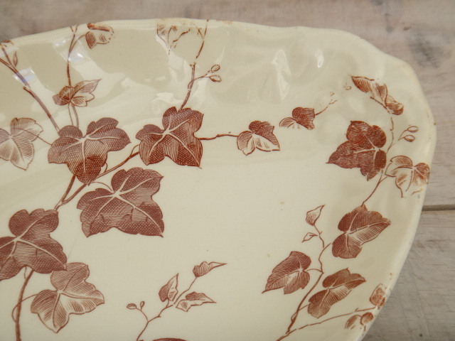 フランス　アンティーク　ラヴィエ　creil フランス アンティーク ラヴィエ アイビー Creil et Montereau製