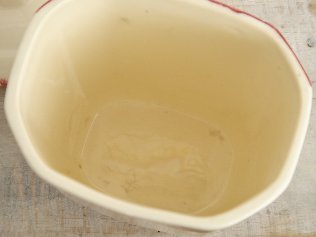 フランス アンティーク キャニスター 紅茶入れ THE Digoin Sarreguemines製