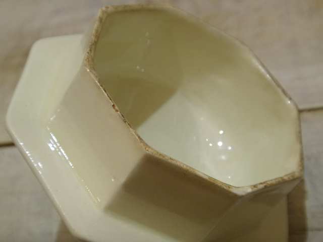 フランス アンティーク モントロー オクトゴナル ポット Montereau製