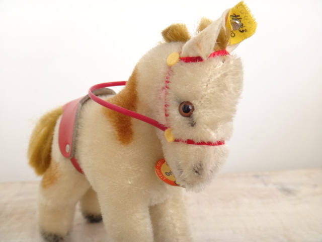 アンティーク シュタイフ ポニー Steiff Pony 12cmサイズ