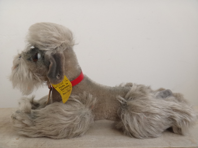 アンティーク シュタイフ プードル Steiff Snobby 14cmサイズ