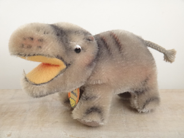 アンティーク シュタイフ カバ Steiff Mockie 10cmサイズ