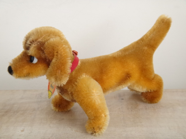 アンティーク シュタイフ ダックスフント Steiff Hexie 9cmサイズ
