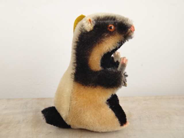 アンティーク シュタイフ アナグマ Steiff Diggy 10cmサイズ