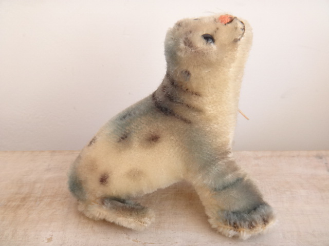 アンティーク シュタイフ アザラシ Steiff Robby 10cmサイズ