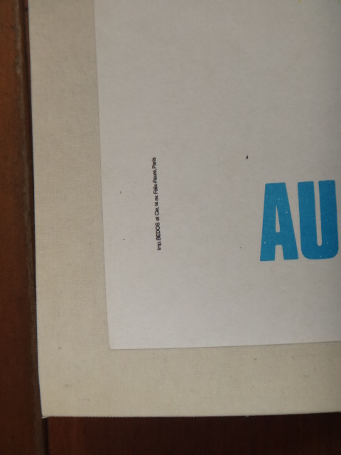 エルベ モルバン ビンテージポスター Jeunesse au plein air Herve Morvan 1979