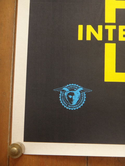 エルベ モルバン ビンテージポスター FOIRE DE LYON 1974年