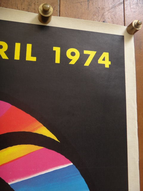 エルベ モルバン ビンテージポスター FOIRE DE LYON 1974年