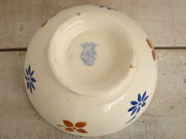 フランス アンティーク カフェオレボウル Badonviller