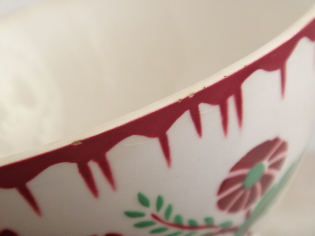 フランス アンティーク カフェオレボウル Sarreguemines