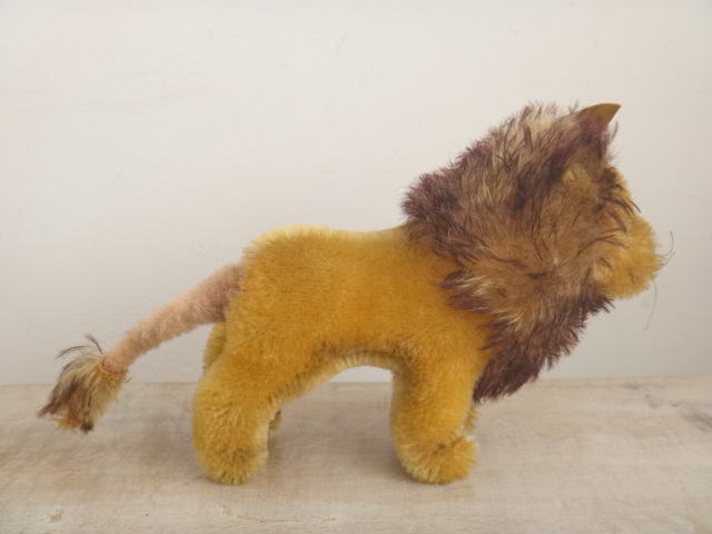 アンティーク シュタイフ ライオン ぬいぐるみ Steiff Leo 10cm