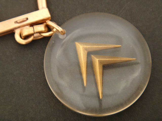 ブルボンキーホルダー シトロエン ダブルシェブロン 丸 CITROEN