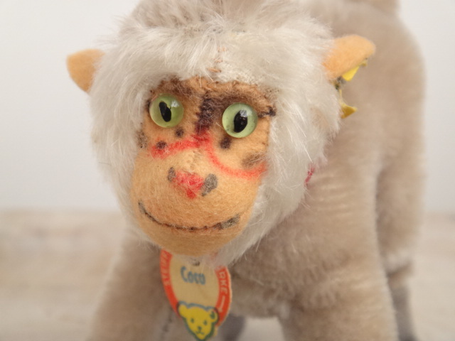 アンティーク シュタイフ ヒヒ Steiff Coco 10cm