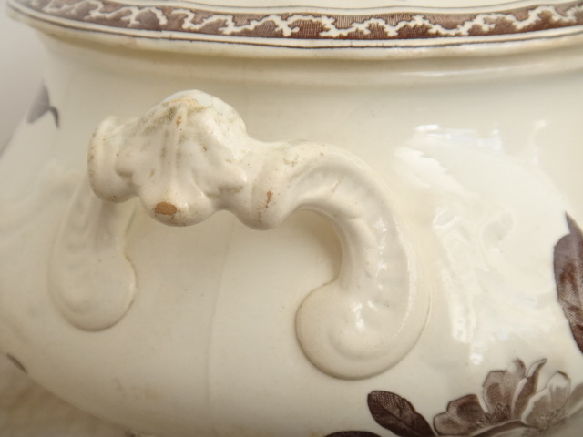 フランス アンティーク スーピエール Creil et Montereau製