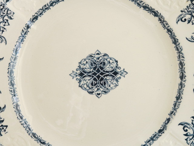 フランス アンティーク ディナー皿 Choisy le Roi製