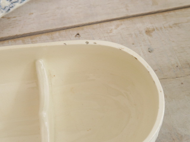 フランス アンティーク 歯ブラシ入れ Decor18 SARREGUEMINES製