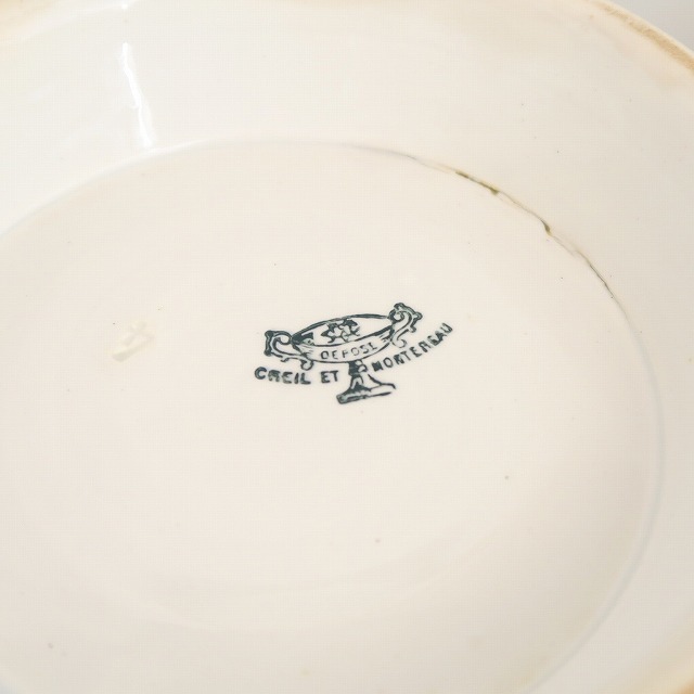 クレイユモントロー アンティーク サラディエール Creil et Montereau