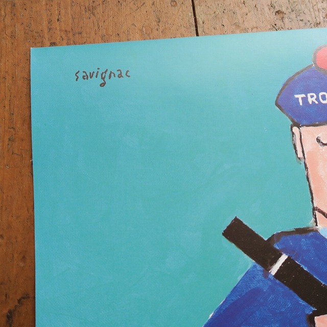 サヴィニャック ビンテージポスター BLOC NOTES TROUVILLE SAVIGNAC