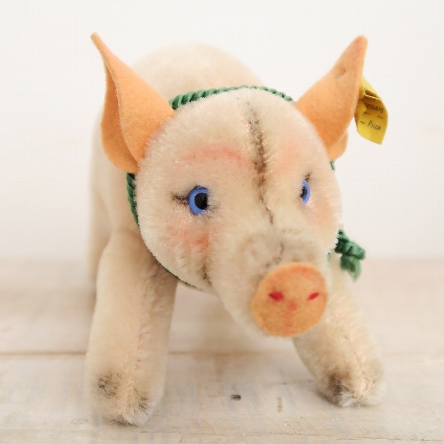 アンティーク シュタイフ ブタ Steiff Jolanthe 10cm