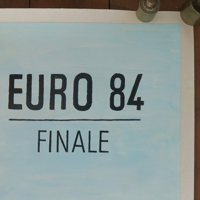 サヴィニャック 欧州選手権 ユーロ1984 ヴィンテージポスター Savignac UEFA EURO84 FINALE