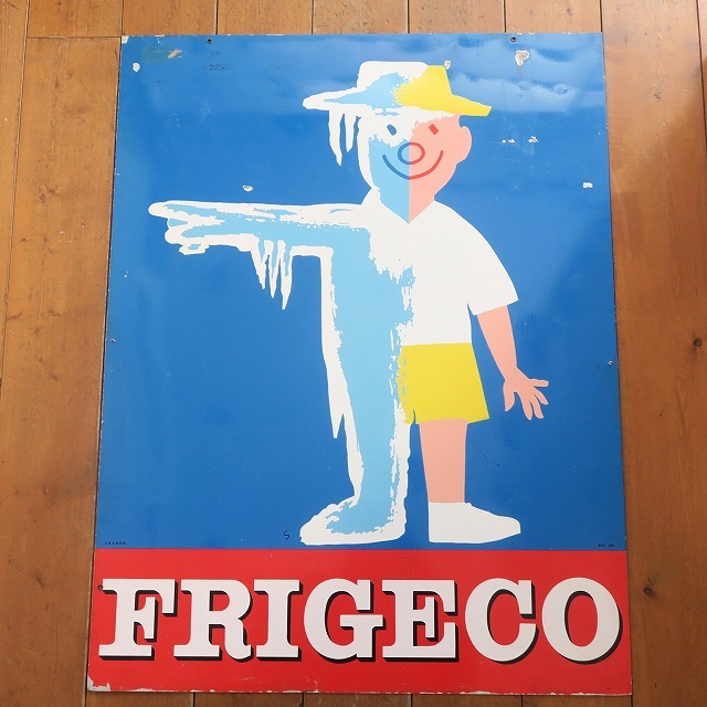 サヴィニャック ビンテージ看板 FRIGECO SAVIGNAC