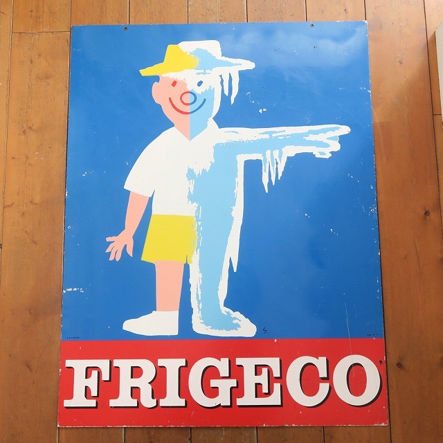サヴィニャック ビンテージ看板 FRIGECO SAVIGNAC