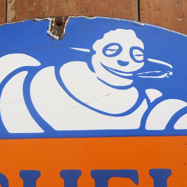 ミシュラン ビバンダム ビンテージ看板 MICHELIN BIBENDUM
