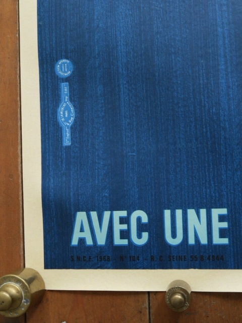 サヴィニャック フランス国鉄 ムッシュ ヴィンテージポスター Savignac SNCF