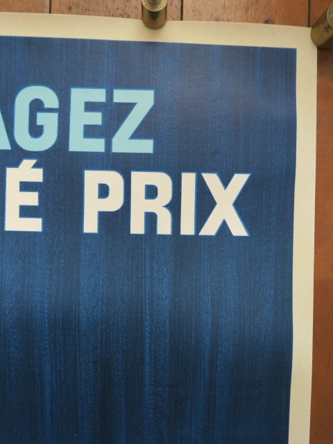 サヴィニャック フランス国鉄 ムッシュ ヴィンテージポスター Savignac SNCF