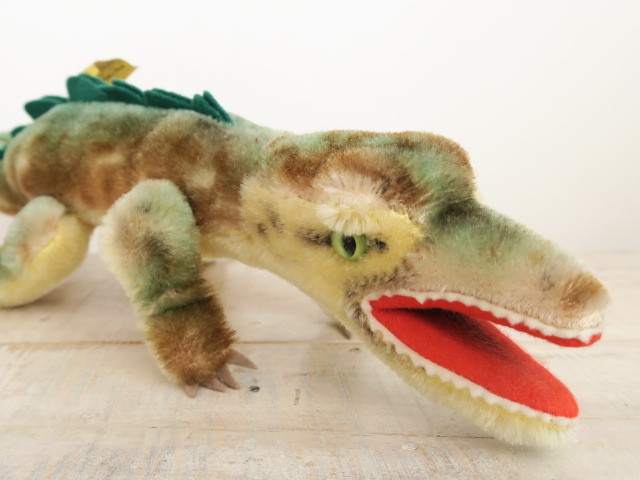 アンティーク シュタイフ ワニ クロコダイル Steiff Gaty 15cmサイズ
