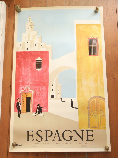 ヴィルモ ヴィンテージポスター スペイン Villemot ESPAGNE 1958年