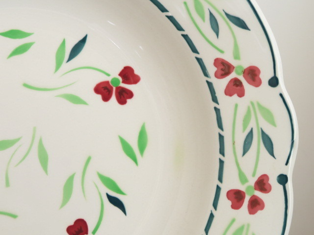 フランス ディゴワン サルグミンヌ製 アンティーク 深皿 CALAIS DIGOIN