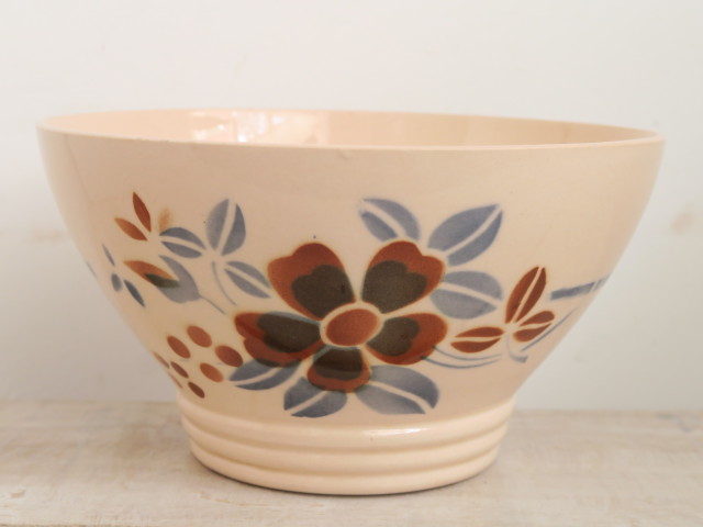 フランス アンティーク カフェオレボウル Digoin & Sarreguemines