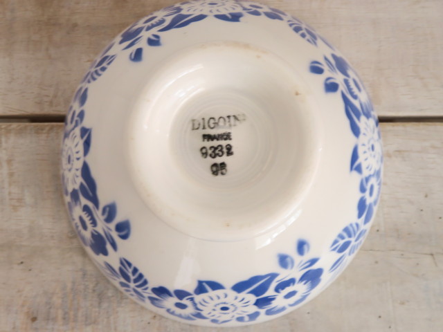 フランス アンティーク カフェオレボウル ディゴワン製 Digoin