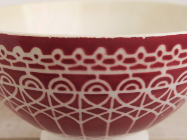 フランス アンティーク カフェオレボウル モロッコ フタ付き AMANDINOISE製