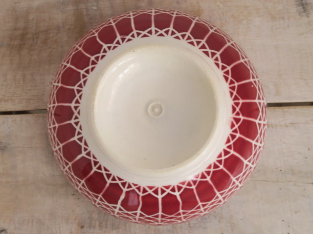 フランス アンティーク カフェオレボウル モロッコ フタ付き AMANDINOISE製