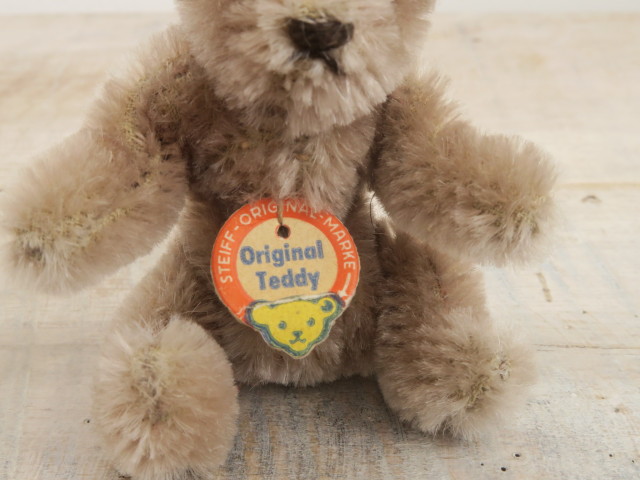 アンティーク シュタイフ オリジナル テディベア Steiff Original Teddy 11cm