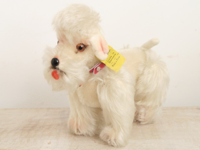 アンティーク　シュタイフ　snobby プードル ドイツ ヴィンテージ Steiff シュタイフ『Snobby 35cm