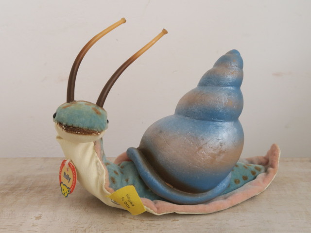 アンティーク シュタイフ カタツムリ Steiff Nelly