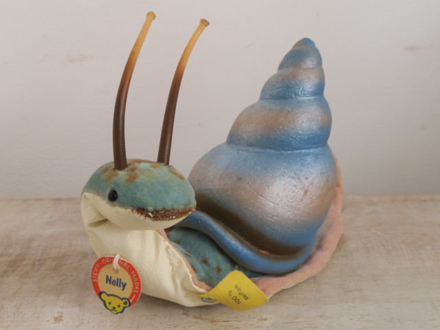 アンティーク シュタイフ カタツムリ Steiff Nelly