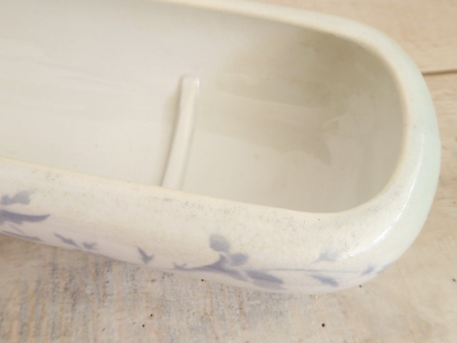 フランス アンティーク 水仙 フタ付き小物入れ KG LUNEVILLE製