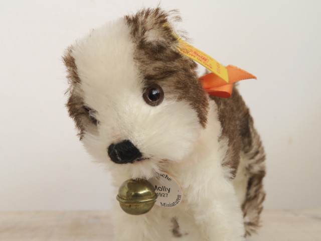 シュタイフ 復刻版 子犬 Steiff Molly 1927 16cm