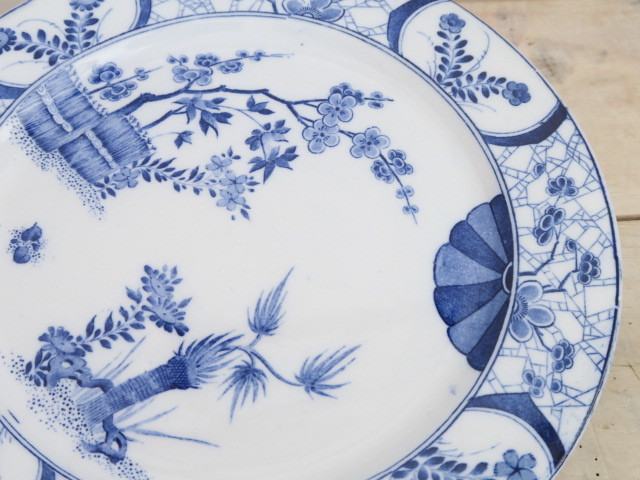 フランス アンティーク コンポティエ JAPON Creil Montereau