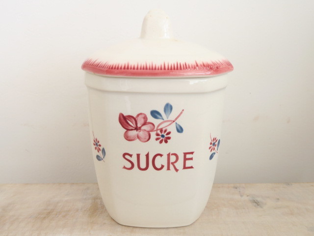 フランス アンティーク キャニスター 砂糖入れ MARGARET SUCRE